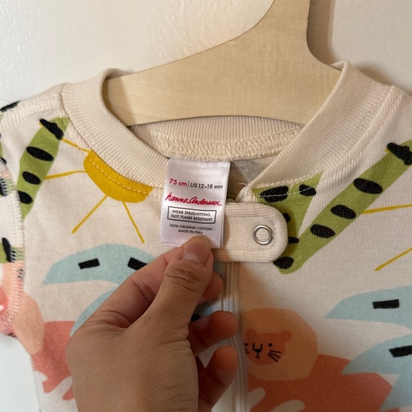 Hanna Andersson Multicolor Baby Romper, used twice - Picture 2 of 5